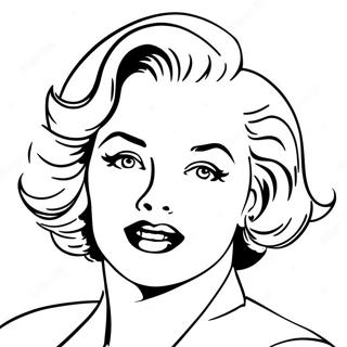 Marilyn Monroe Ausmalbilder