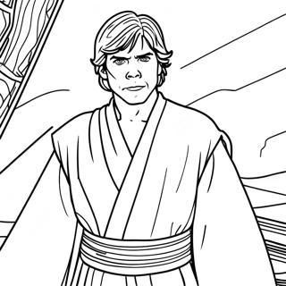 Luke Skywalker Ausmalbilder