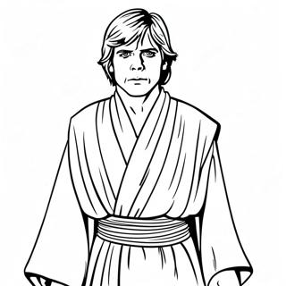 Luke Skywalker In Jedi Roben Ausmalbild 15000-12410