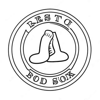 Red Sox Logo Ausmalbild 15119-12670