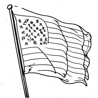 Amerikanische Flagge Ausmalbild 1512-1209