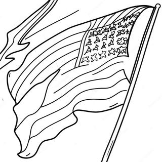 Amerikanische Flagge Ausmalbild 1512-1212