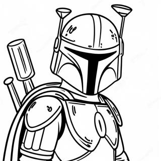 Boba Fett Ausmalbild 15740-13311