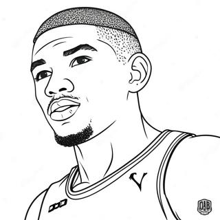 Jayson Tatum Ausmalbild 15820-13376