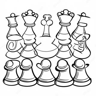 Schach Ausmalbilder