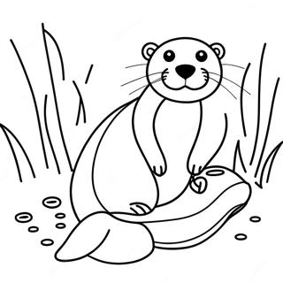 Otter Ausmalbilder