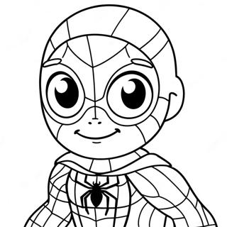 Baby Spiderman Ausmalbild 16382-13807