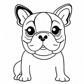 Verspielter Boston Terrier Ausmalbild 16423-13843