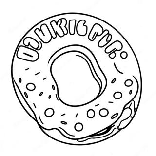 Dunkin Donuts Ausmalbilder