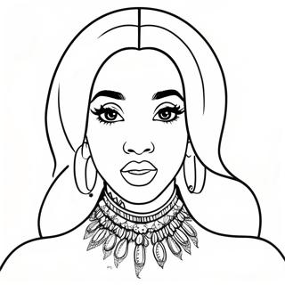 Cardi B Ausmalbilder