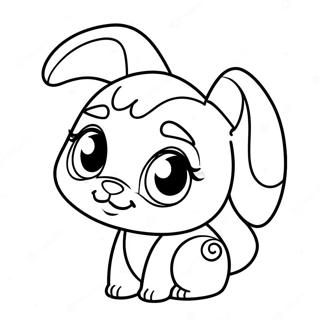 Niedliches Littlest Pet Shop Welpen Ausmalbild 16973-14290