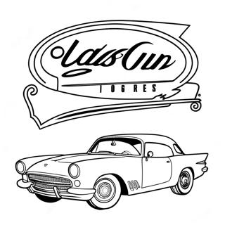 Klassisches Auto Logo Ausmalbild 17064-14355