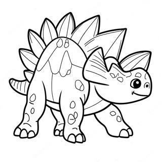 Stegosaurus Ausmalbilder