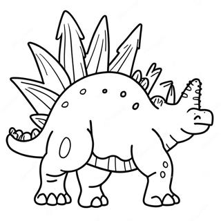 Stegosaurus Ausmalbild 17103-14384