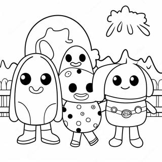 Hey Duggee Mit Freunden Ausmalbild 17224-14482