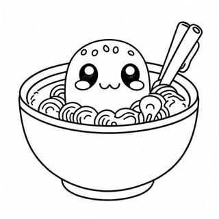 Susse Cartoon Ramen Ausmalbild 17244-14497