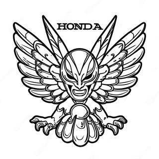 Honda Logo Ausmalbild 17374-14590