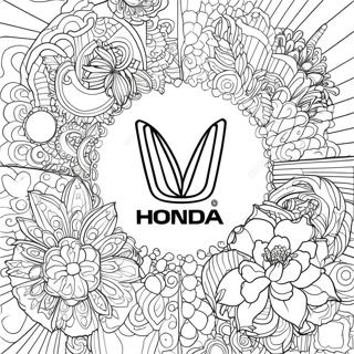 Honda Logo Ausmalbild 17374-14591