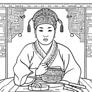 Koreanisches Ausmalbild 17404-14616