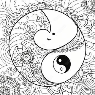 Yin Yang Ausmalbilder