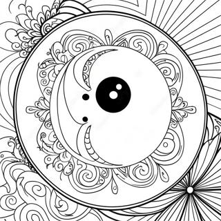 Yin Yang Symbol Ausmalbild 17564-14742