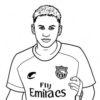 Neymar Psg Ausmalbild 17594-14767