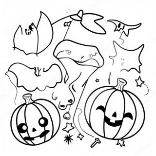 Ästhetisches Halloween Malvorlagen