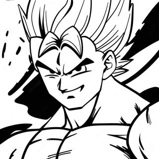 Vegito Super Saiyajin Form Ausmalbild 17786-14915