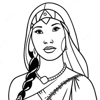 Pocahontas Ausmalbilder