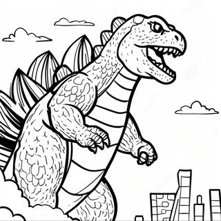 Godzilla Minus Eins Ausmalbild 18015-15094