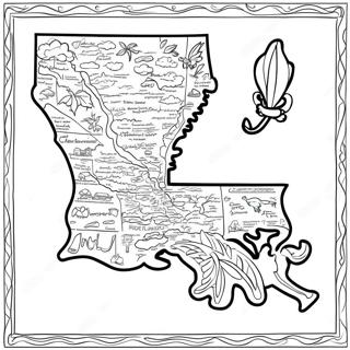 Louisiana Ausmalbilder