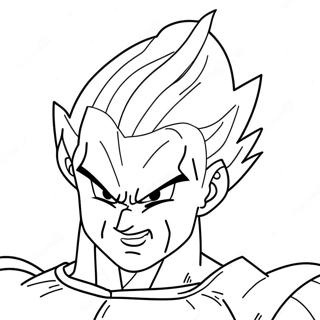 Super Saiyan Vegeta Im Kampf Ausmalbild 18226-15273