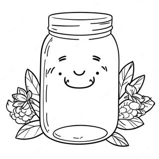 Mason Jar Ausmalbild 18365-15384