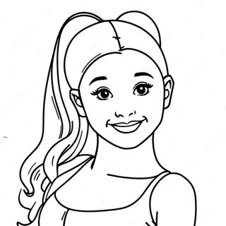 Ariana Grande Ausmalbild 1851-1523