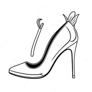 High Heel Ausmalbilder