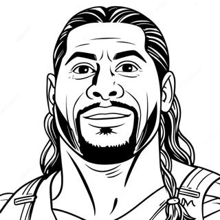 Roman Reigns Ausmalbilder