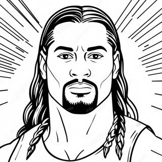 Roman Reigns Wwe Ausmalbild 19228-16071