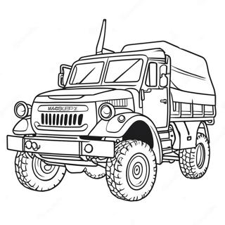 Armee Lastwagen Ausmalbild 19558-18295