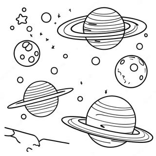 Sonnen System Ausmalbild 1961-1611