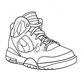 Coole Basketball Sneaker Ausmalbild 19669-18385