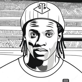 Ronaldinho Ausmalbild 19768-18463