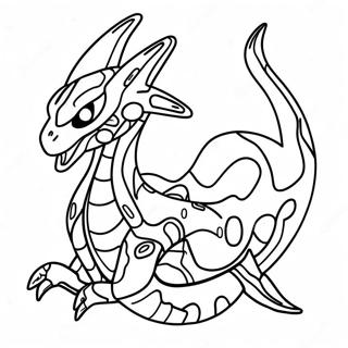 Mega Rayquaza Ausmalbilder