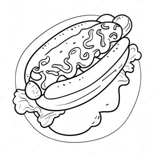 Hot Dog Ausmalbild 19818-18502