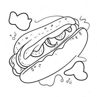 Hot Dog Ausmalbild 19818-18503