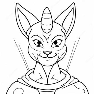 Beerus Ausmalbilder