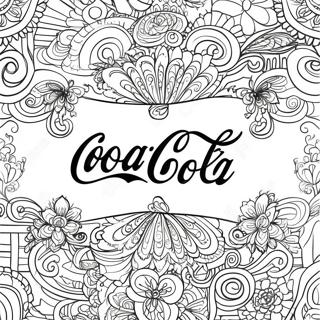 Coca Cola Logo Ausmalbild 19878-18550