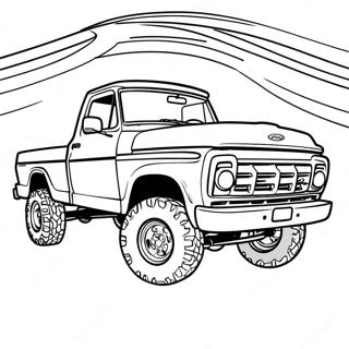 Getunter Ford Truck Ausmalbild 19908-18573