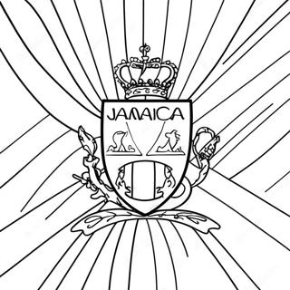 Jamaika Flagge Ausmalbild 19918-18582