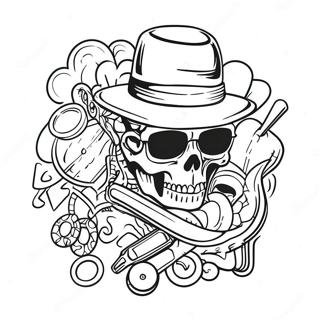 Coole Gangsta Tattoo Designs Ausmalbild 2022-1663