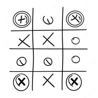 Tic Tac Toe Ausmalbilder